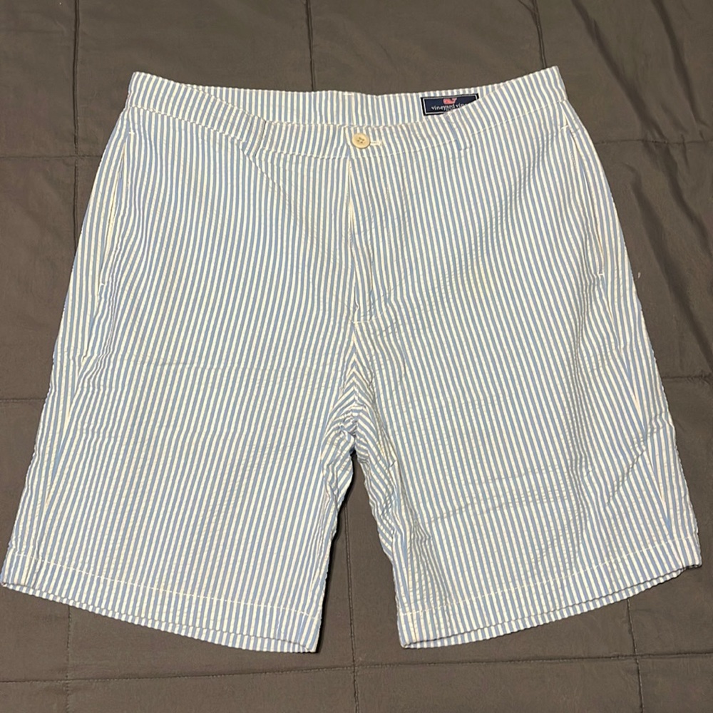 Vinyard Vines seersucker shorts